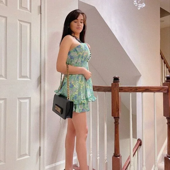 Mini Tie On Shoulder Dress Spring - Picture 3 of 9